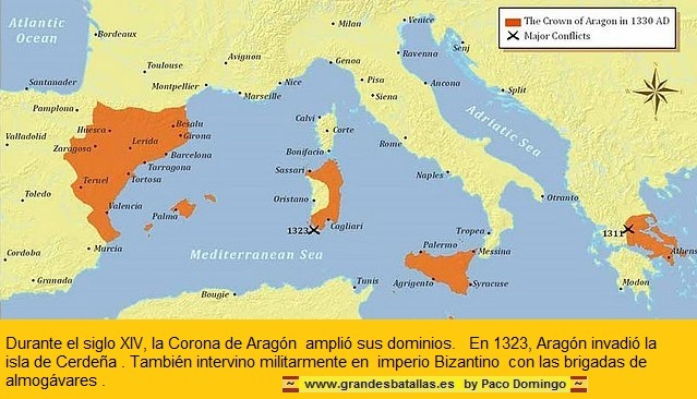 MAPA CORONA DE ARAGON